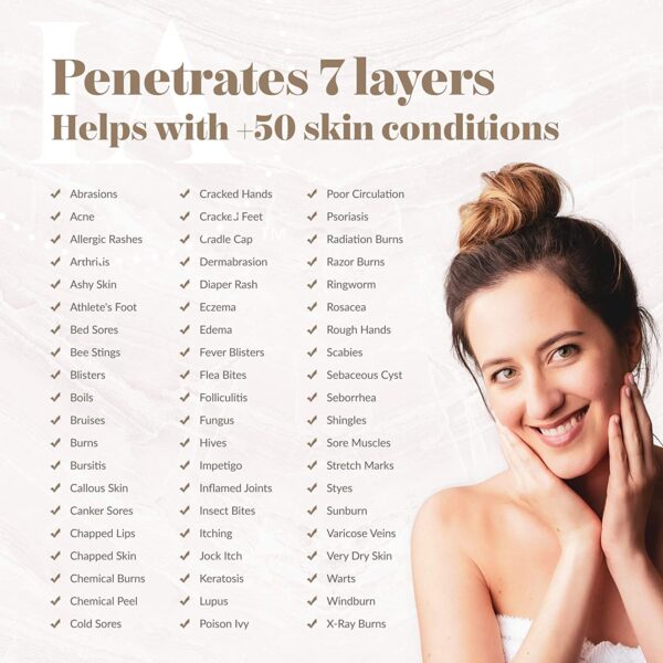 InfiniteAloe helps with over 50 skin conditions